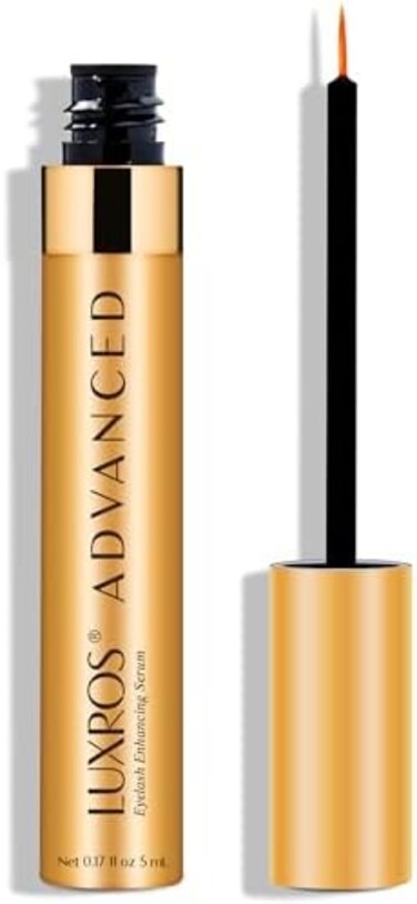 LUXROS EyelashEyebrow Growth Serum - Enhancer for Thicker, Stronger, Healthier LashesBrows - 0.17 FL OZ