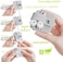 ELFRhino Silicone Earphone Organizer Earphone Wrap Winder Headphone Cord Organizer Wrap Winder Manager/Cable Winder 3 Pieces