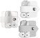 ELFRhino Silicone Earphone Organizer Earphone Wrap Winder Headphone Cord Organizer Wrap Winder Manager/Cable Winder 3 Pieces