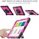 جراب SEYMAC الأصلي لجهاز iPad Air الجيل الثالث/iPad Pro 10.5 بوصة، جراب مقاوم للصدمات مع واقي شاشة وحامل قلم [حزام حامل دوار] لجهاز iPad Air 3 2019 / Pro 10.5 بوصة، وردي/أسود