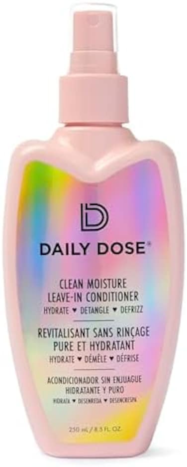 Daily Dose Miracle Moisture Spray Leave-In Conditioner Detangler, Paraben-Free, Phthalates-Free, Cruelty-Free, Vegan