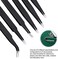 مجموعة ملاقط دقيقة من كافيرمي مكونة من 6 قطع، مصنوعة من الفولاذ المقاوم للصدأ المقاوم للكهرباء الساكنة، ومصممة بشكل منحني، مناسبة للإلكترونيات، والأعمال المخبرية، وصناعة المجوهرات، والحرف اليدوية، وال