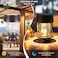 pearlstar Multifunctional Solar Led Hanging Umbrella Lantern Lights 2 Pack Garden Outdoor Pathway Lights Vintage Beach Pavilion Lanterns (2 Pack Warm Lights, Hanging Design