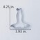LILIAO Wedding Dress Cookie Cutter - Stainless Steel L-DRESS A