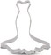 LILIAO Wedding Dress Cookie Cutter - Stainless Steel L-DRESS A