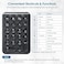 SANWA SUPPLY (Japan BrandSlim Bluetooth Number Pad, Wireless Numeric Keypad, PortableLightweight for Financial Accounting (for MacBook, iPad, iPhone, Surface, PCTablet, Android, iOS, Windows