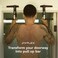 Jayflex CrossGrips Portable Pull Up Bar - No Screw Doorway Pull Up Bar for Work from Home Fitness - Adjustable Door Frame Pull Up Bar Handles - 250 lbs Capacity