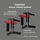 Jayflex CrossGrips Portable Pull Up Bar - No Screw Doorway Pull Up Bar for Work from Home Fitness - Adjustable Door Frame Pull Up Bar Handles - 250 lbs Capacity