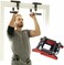 Jayflex CrossGrips Portable Pull Up Bar - No Screw Doorway Pull Up Bar for Work from Home Fitness - Adjustable Door Frame Pull Up Bar Handles - 250 lbs Capacity