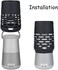 حقيبة حمل مرنة من إياسوك زاراكل، غطاء واقٍ لجهاز Bose Soundlink RevolvePlus/Bose SoundLink Revolve (سلسلة II) مكبر صوت بلوتوث (أسود)
