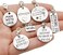 WOCRAFT 20pcs Craft Supplies Handmade Assorted Antique Silver Inspiration Words Dangle Charms Pendant with Lobster Clasp for Jewelry Making Accessory Fit Floating Locket Charms Necklaces (M305