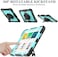 جراب SEYMAC الأصلي لجهاز iPad Air الجيل الثالث/iPad Pro 10.5 بوصة، جراب مقاوم للصدمات مع واقي شاشة وحامل قلم [حامل دوار وحزام] لجهاز iPad Air 3 2019 / Pro 10.5 بوصة، أزرق سماوي وأسود