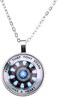 Iron Man Necklace - Proof That Tony Stark Has A Heart Circle Pendant Necklace for Men and Women, Creative Gift for Iron Man Fans