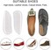 Dr Foot Dr. &rsquo;s Orthopedic MedialLateral Heel Wedge Gel Insoles for SupinationPronation, Adhesive Inserts for Alignment, Knee Pain, Bow Legs, Osteoarthritis - 3 Pairs (TransparentBrownBlack