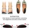 Dr Foot Dr. &rsquo;s Orthopedic MedialLateral Heel Wedge Gel Insoles for SupinationPronation, Adhesive Inserts for Alignment, Knee Pain, Bow Legs, Osteoarthritis - 3 Pairs (TransparentBrownBlack
