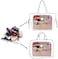 ZTUJO Purse Organizer Insert, Felt Bag Organizer with Metal Zipper, HandbagTote Shaper, For Speedy Neverfull Tote, 7 Sizes (Slender Medium, Beige