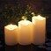 ANGELLOONG Flickering Flameless Candles, Set of 3 Realistic LED Candles with Remote and Timer, for Bedroom, Home Decor, Wedding