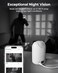 FOSCAM Home Security Camera R4S 4MP(2KWiFi Camera, 2.4/5GHz Wireless IP Indoor Camera with AI Human DetectionSound Detection, 33ft Night Vision, 2-Way Audio,Compatible with Alexa, White