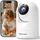 FOSCAM Home Security Camera R4S 4MP(2KWiFi Camera, 2.4/5GHz Wireless IP Indoor Camera with AI Human DetectionSound Detection, 33ft Night Vision, 2-Way Audio,Compatible with Alexa, White