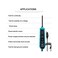 allsun 6-24Vdc Automotive Electric Probe Circuit Tester Car System Diagnostic Tool Test Light Power Continuity/Polarity of a Voltage, Cable Length 5m(16ftLightBuzzer