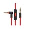 Cipher (Black Red- Replacement Audio Cable Cord Wire,Compatible with Beats by Dr.Dre Headphones Studio/Solo/Pro/Detox/Wireless/Mixr/Executive/Pill with in-line Mic and Control- (Black Red