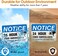 T&amp;R TR Video Surveillance Sign, All Activities Are Monitored - 2 Pack - 7 x 10 Inches Rust Free .040 Aluminum Reflective - UV Protected, Waterproof, Weatherproof and Fade Resistant - 4 Pre-drilled Hol