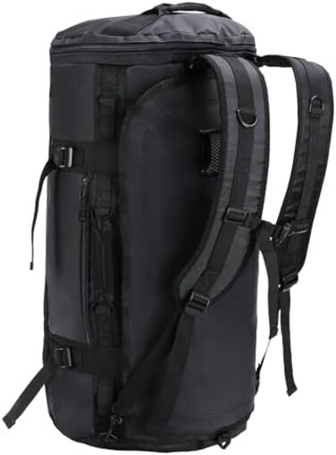 MIER Large Duffel Backpack Sports Gym Bag with Shoe Compartment, Heavy Duty and Water Resistant