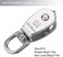 AUHOKY 12Pcs Single Pulley Block (M15, 304 Stainless Steel Hanging Wire Towing Wheel, Swivel Lifting Wire Rope Cable Pulley Roller, Max-Load 35kg/77lbs