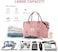 BJLFS Womens Travel Bags, Weekender Carry on for Women, Sports Gym Bag, Workout Duffel Bag, Overnight Shoulder Bag fit 15.6 inch Laptop