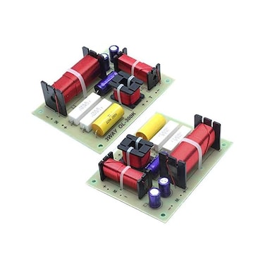 AUTUT 2 Pcs 3-Way HiFi Speaker Frequency Divider, 180W Audio Crossover Filter for Professional or Home Use