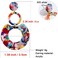 Acrylic Earrings for Women Multicolor Resin Earrings for Girl Statement Dangles Drop Earrings