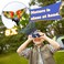 Obuby Real Binoculars for Kids Gifts for 3-12 Years Boys Girls 8x21 High-Resolution Optics Mini Compact Binocular Toys Shockproof Folding Small Telescope for Bird Watching,Travel, Camping, Blue