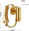 Aylifu 16 Pieces Clip-on Earring Converters Earring Clip Backs, Pierced to Clip On Earring Converters Components Findings for Non-Pierced Ears Jewellery Making - 4 Colors