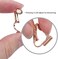 Aylifu 16 Pieces Clip-on Earring Converters Earring Clip Backs, Pierced to Clip On Earring Converters Components Findings for Non-Pierced Ears Jewellery Making - 4 Colors