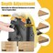 دباسة يدوية لإغلاق الكراتين من تشاينا توب سيلفر HB3518، عيار 16، تاج 1-3/8 بوصة، دبابيس كرتون بطول 3/4 بوصة، دباسة كرتون، مسدس دبابيس لإغلاق الكراتين والصناديق القابلة للطي