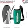 Tuff Pupper PupFlask Insulated Neoprene Dog Water Bottle Holder Sling with Wide Adjustable Shoulder Strap, Great for Travel, Walking, Hiking, Portable Pet Water Bottle Holder (27 OZ, Quetzal Gre