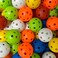 CRESTGOLF Pickleball Balls Indoor outdoor with 26 Small Precisely Drilled Holes Plastic Balls Airflow Hollow Practice Balls 72 mm,with High Bounce 6/12pcs