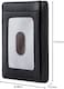 Travelambo Front Pocket Minimalist Leather Slim Wallet RFID Blocking Medium Size