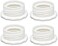 PUMPMOM-US PumpMom Pump Bottle Adapter, Baby Bottle Thread Changer or Converter for Spectra S1 S2 Pump Wide Mouth Flanges to Use Medela, Ameda, Dr.Brown Narrow Neck Bottles
