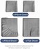 CGK Unlimited Softer Than Jersey Cotton King Size Sheet, Set of 4 Piece, Heathered Grey