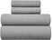 CGK Unlimited Softer Than Jersey Cotton King Size Sheet, Set of 4 Piece, Heathered Grey