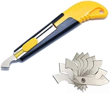 YouU UoYu 1 Acrylic Cutter and 11 Pcs Blade Set, Multi-Use Cutter with Cutting Blade