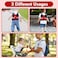 Lehoo Castle Toddler Leash for Walking, Toddler Safety Harnesses Leashes, Safety Harness for Kids, Anti Lost Wrist Link Safety Wrist Link for Toddlers Red BL
