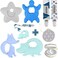 Dodo Babies Teething Toys Pack Of 42 Pacifier Clips And A Pacifier Case, Premium Animals Teether Pain Relief For Boys And Girls, Chew Toy Or Soothie, Set