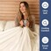 CGK Unlimited King Size 4 Piece Bedding Sheet Set - BreathableCooling - Hotel Luxury Bed Sheets Set - Easy Fit - Soft, Wrinkle FreeComfy Off White Oeko-Tex Bedding Sheets - Deep Pockets 4 Piece Bed Sh