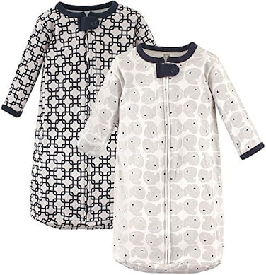 Hudson Baby Unisex Baby Cotton Long-sleeve Wearable Sleeping Bag, Sack, Blanket