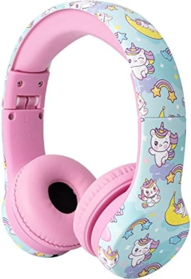 Snug PlayKids Headphones with Volume Limiting for Toddlers (Boys/Girls- Unicorns