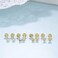Gnoliew 16G 316L Stainless Steel Labret Monroe Lip Ring Studs Cartilage Helix Tragus Nose Piercing