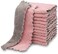 kimteny 12 Pack Kitchen Cloth Dish Towels, Premium Dishcloths, Super Absorbent Coral Velvet Dishtowels, Nonstick Oil Washable Fast Drying (Pink-Grey