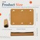 IUAQDP 2-Piece Leather Wrap Cover, Luggage Grip Protector with Brass Clasp, Soft Purse Strap Pad for Shopping, Travel, Suitcase, Tote Bag, Wallet - Brown